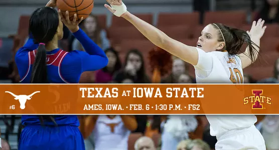 Texas vs. Iowa State 2 WBB Preview Graphic