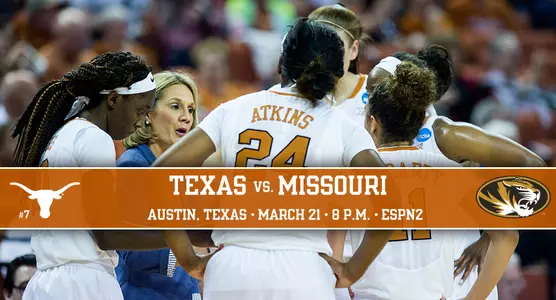Texas vs. Missouri 2016 WBB Preview Graphic