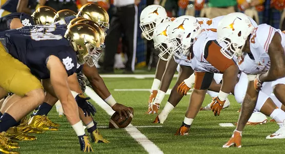 Texas Notre Dame lines