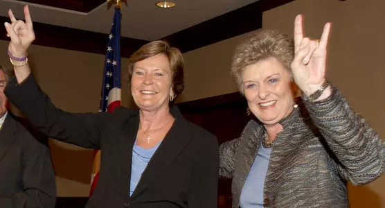 Pat Summitt and Jody Conradt