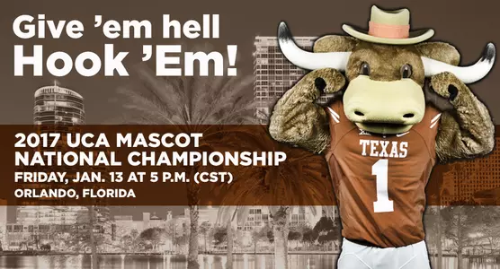 Hook 'Em mascot national championship