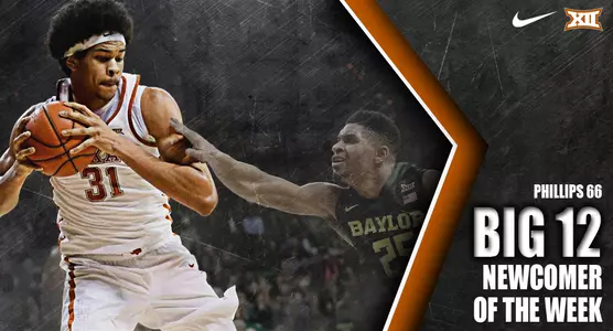 j allen big 12 newcomer of the week jan 23 2017