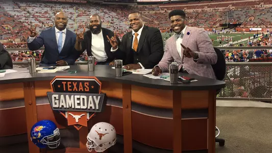 Ahmard Hall on LHN set