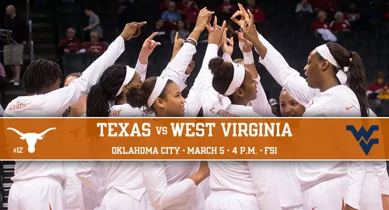 Texas WBB vs. West Virginia Preview Graphic 3 2017