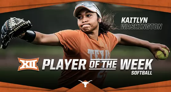 Washington 2017 Big 12 SB Player of the Week