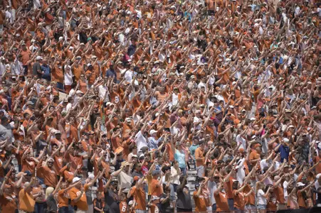 Crowd at DKR Texas Memorial Stadium