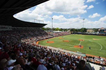 View from stands at UFCU Disch-Falk Field
