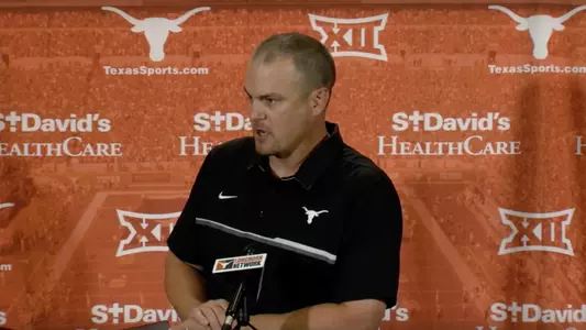 Tom Herman presser