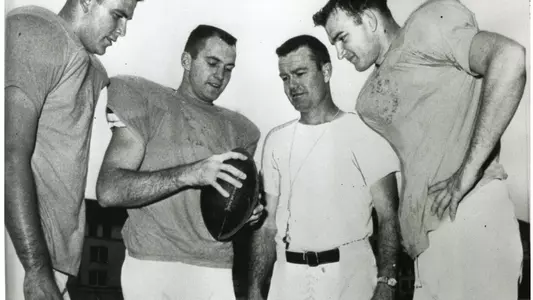 Darrell Royal during his early days at Texas.