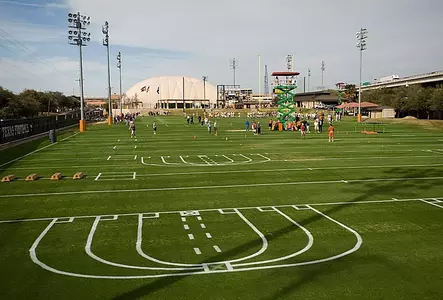 Frank Denius FIelds looking towards The Bubble