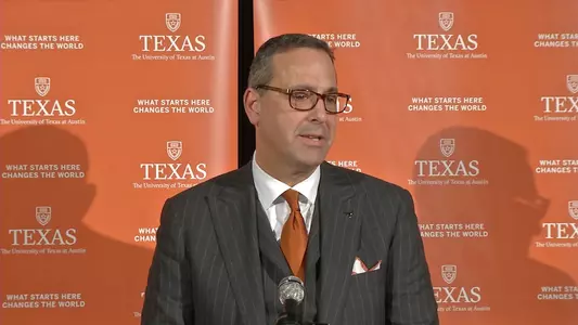 Chris Del Conte at new arena presser-announce Dec 20 2018