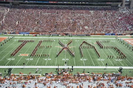 Texas Band on field