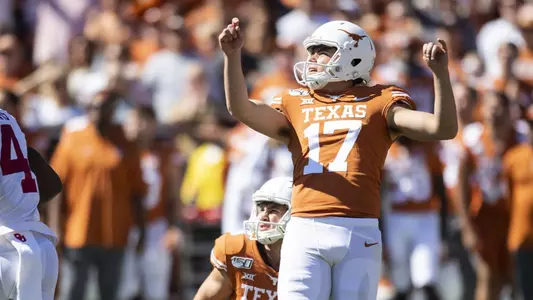 Cameron Dicker vs. Oklahoma (Oct. 12, 2019)