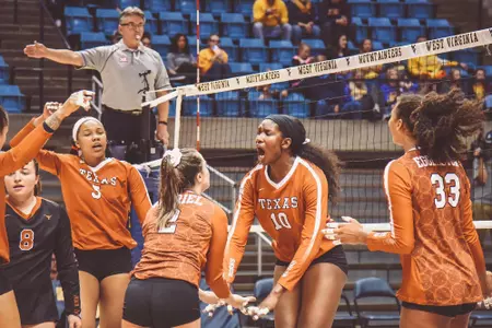 Celebration follow a point at WVU