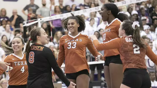 Celebration follow a point at TCU