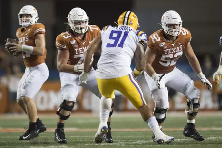 Parker Braun and Samuel Cosmi vs. LSU (Sept. 7, 2019)