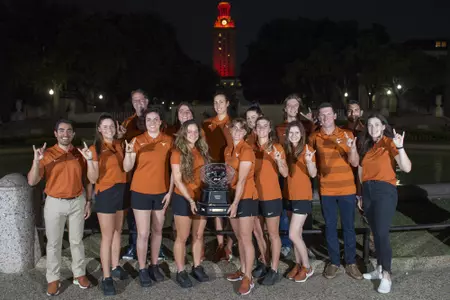 2018-19 w tennis big 12 champions - UT tower