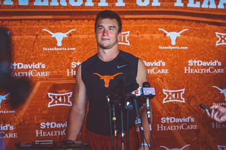 Sam Ehlinger - Media Availability (Aug. 3, 2019)