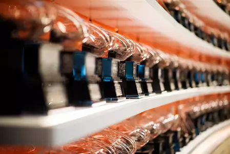 The Frank Denius Family University of Texas Hall of Fame Big 12 Conference trophies