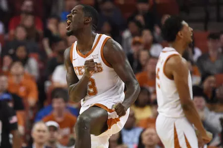 Courtney Ramey slightly excited vs WVU