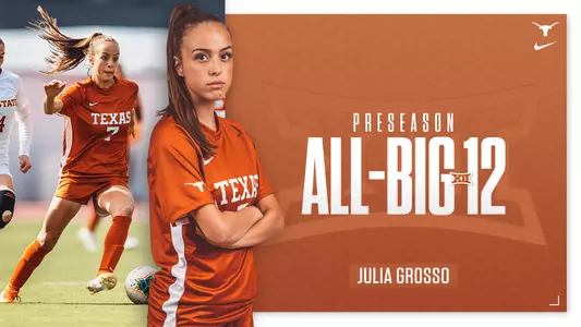 Julia Grosso All-Big 12 Preseason Graphic