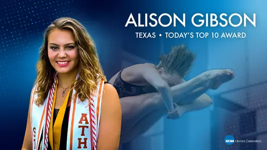 Alison Gibson - NCAA Top 10 Award