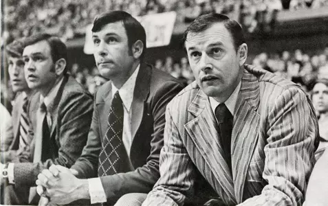 Leon Black sideline coaching 1973