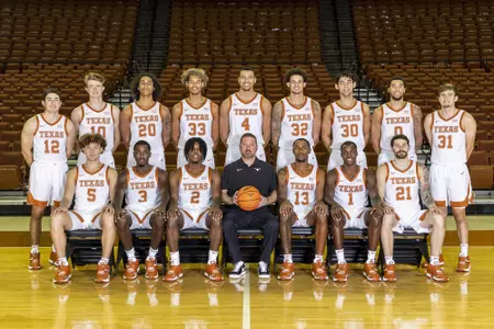 2021-22 Texas Men's Basketball team photo 1