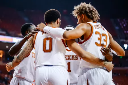 pre-game team huddle
