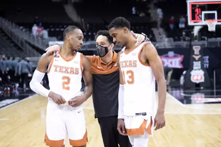 Matt Coleman III, Shaka Smart and Jase Febres