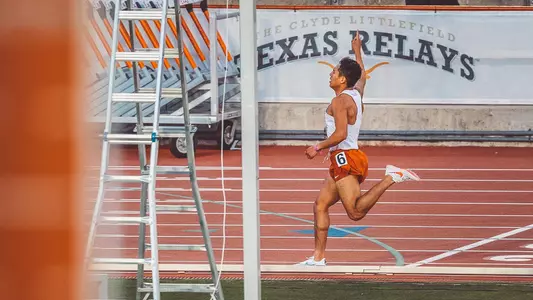 Cruz Gomez - Texas Relays (March 25, 2021) // Texas Relays Banner