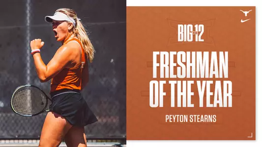 Peyton Stearns, big 12 freshman of the year