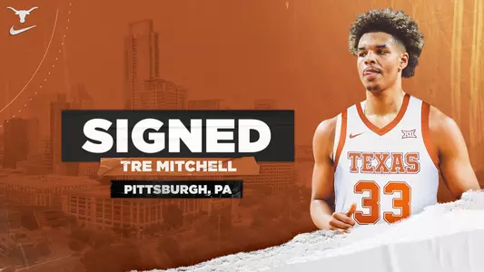 Tre Mitchell signing graphic
