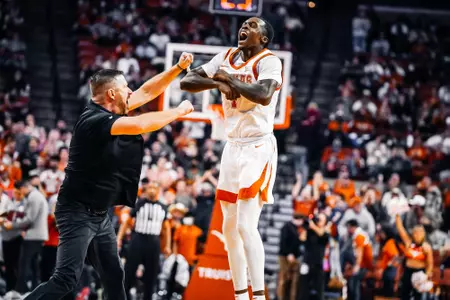 Beard and Andrew Jones celebration vs OU
