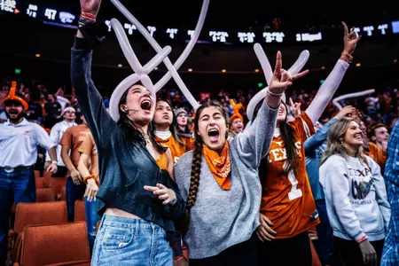 Texas fans at Erwin Center vs K-State