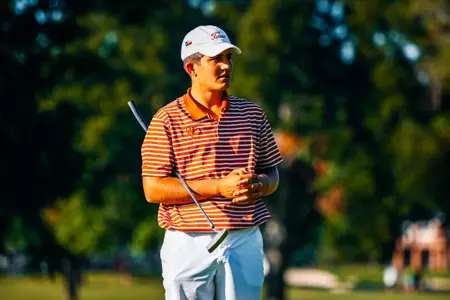 Texas menâ??s golf in the Ben Hogan Collegiate Invitational Golf Tournament in Fort Worth, Texas on October 3, 2022. (Photo by Michael Clements/Ellman Photography)