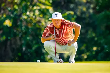 Texas menâ??s golf in the Ben Hogan Collegiate Invitational Golf Tournament in Fort Worth, Texas on October 3, 2022. (Photo by Michael Clements/Ellman Photography)