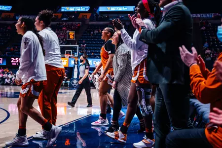 WBB Bench Celebration