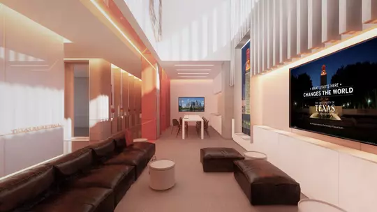 Moody Center Players Lounge