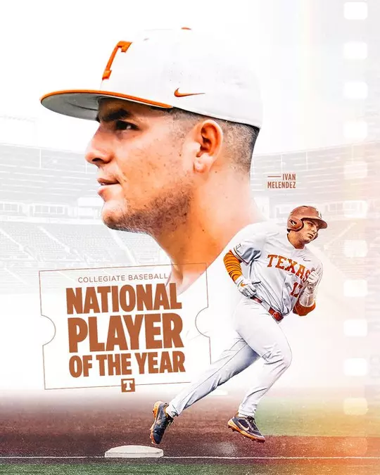 Melendez - Collegiate Baseball Player of the Year Graphic