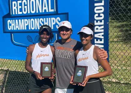 ITA Texas Regionals - singles championship (Malaika and Marlee)
