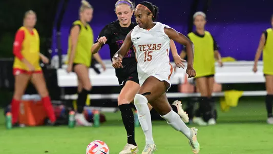 Texas vs TCU soccer game in Fort Worth, Texas on September 22, 2022. (Photo by Michael Clements/Ellman Photography)
