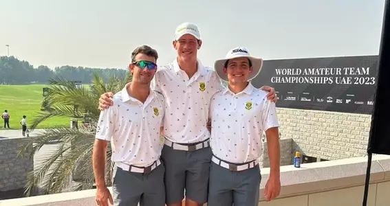 C Maas with team GolfRSA at 23 World Am Team Championships
