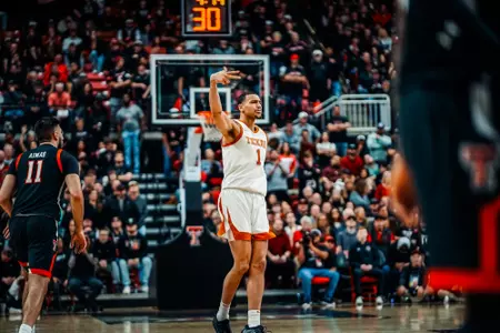 Dylan Disu action at Texas Tech
