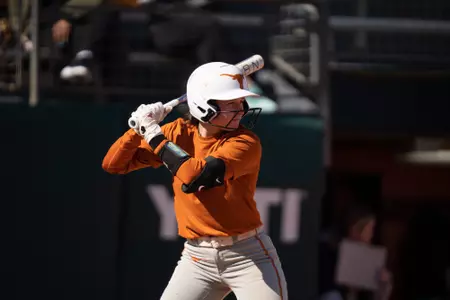 Leighann Goode waits for a pitch during a recent softball scrimmage.
