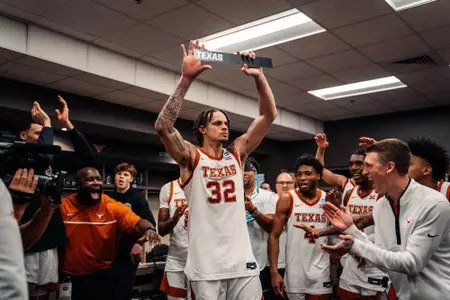 Christian Bishop post-game locker room after Xavier