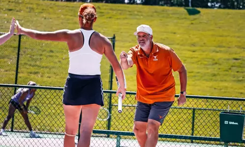 UT vs TCU vs women’s tennis in Fort Worth, TX on March 31, 2023 Photo by Gregg Ellman