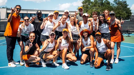 No. 10 Women’s Tennis claims Big 12 regular-season title Image