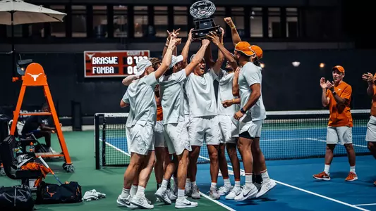Texas Men's Tennis Celebrates Big 12 Championship