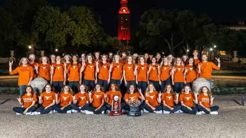 2022-23 Women's Swim & Dive - Big 12 Tower Lighting